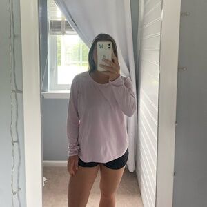 Light pink athletic long sleeve